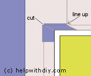 Tips for hanging wallpaper around windows