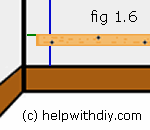 fixing horizontal batten