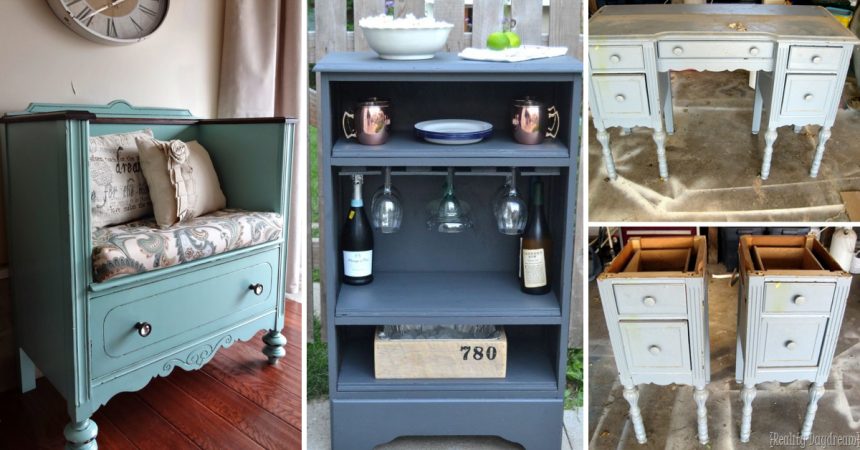 Absolutely Clever Repurposed Furniture Ideas