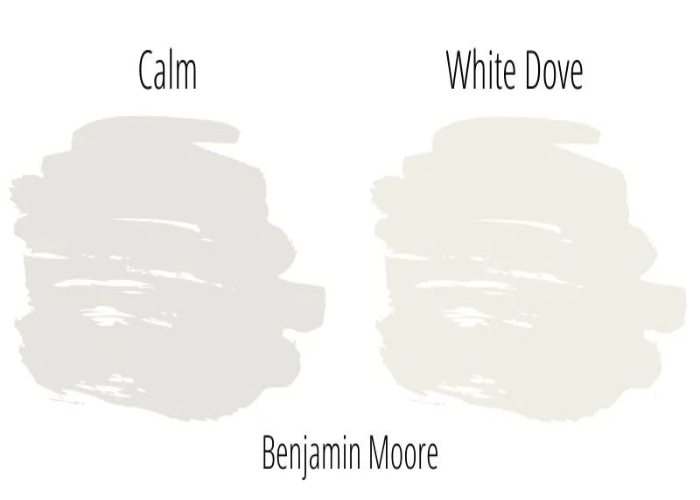 BM Calm and BM White Dove