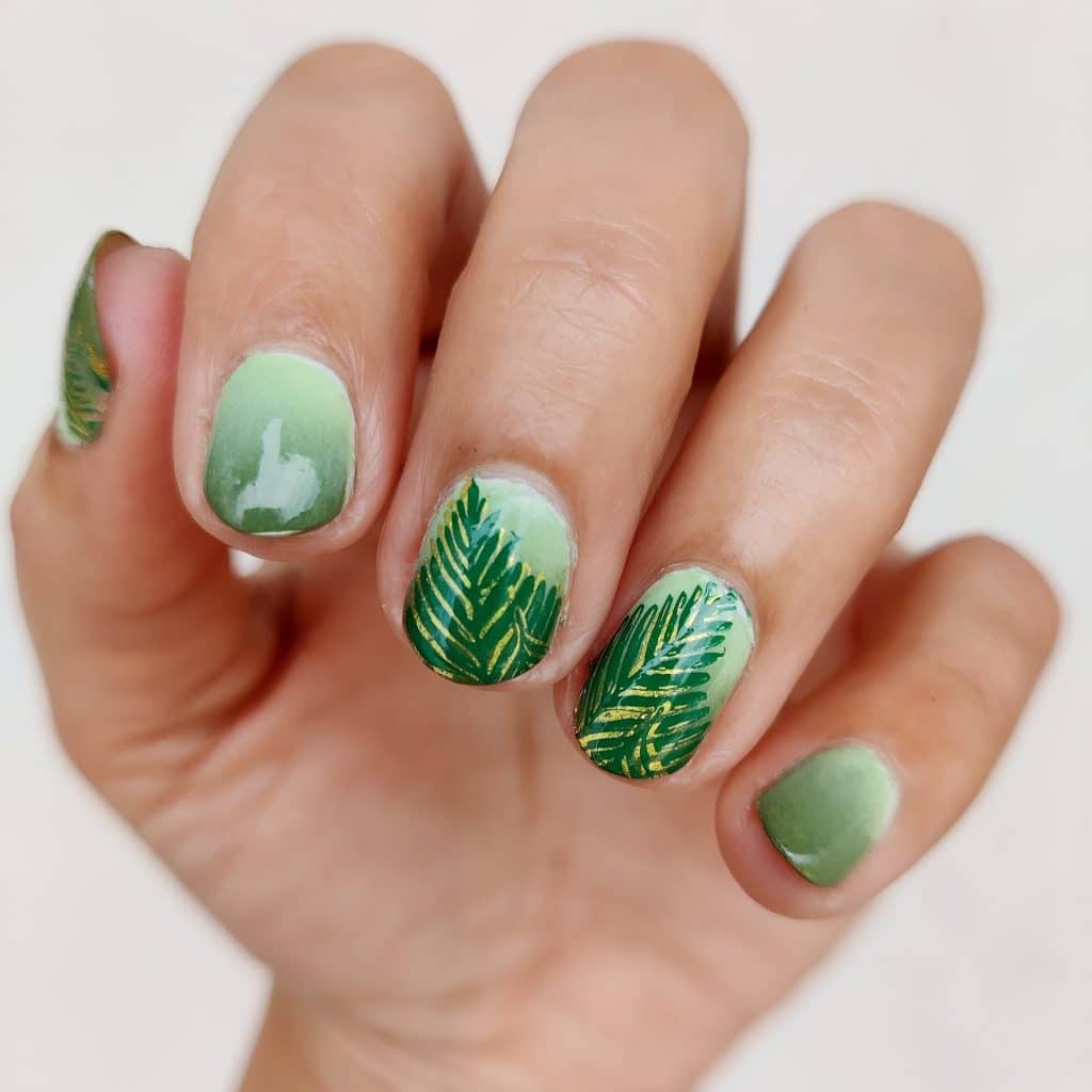 Nature-Inspired Nail Art