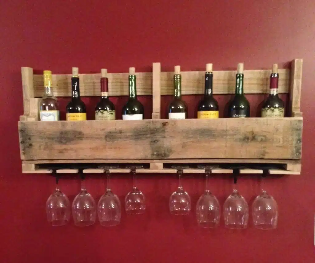 Pallet Wine Rack