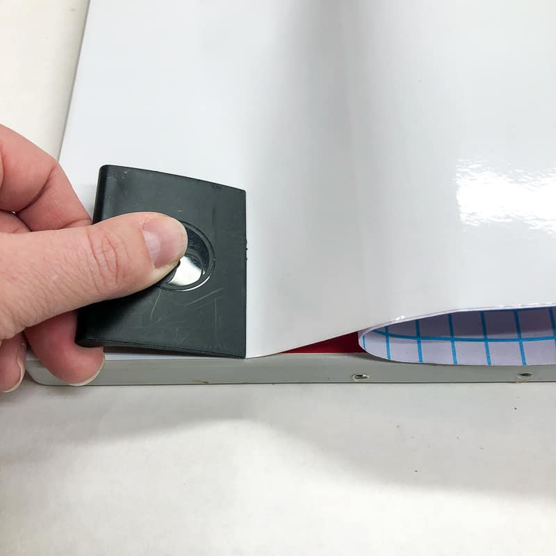 Sticking the Contact Paper