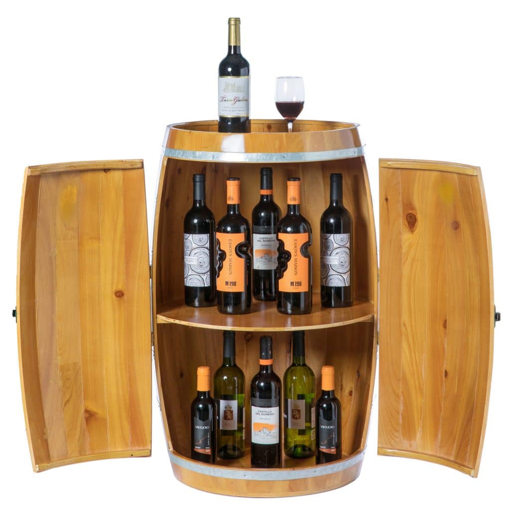 Wine Barrel Cabinet