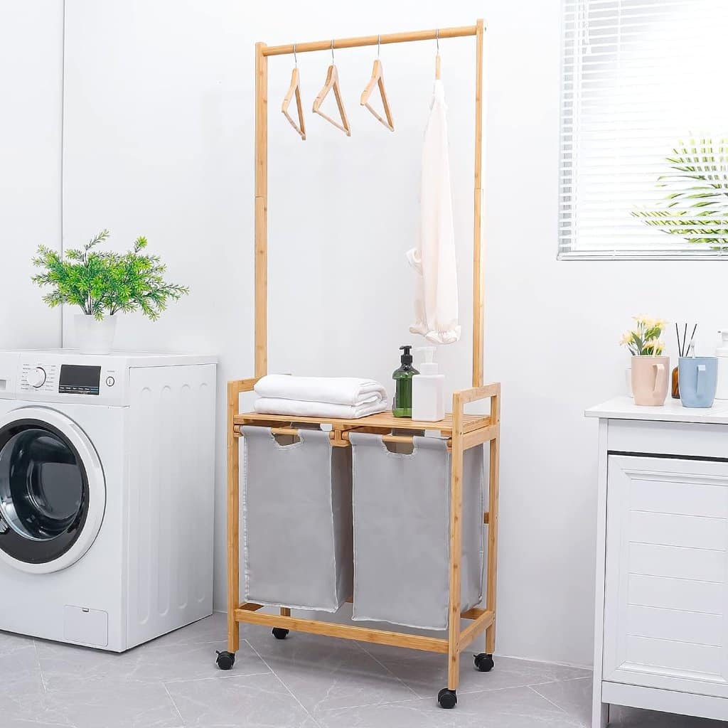 Bamboo Laundry Sorter