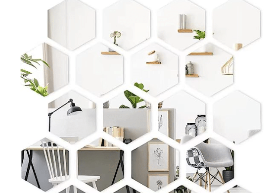 Beehive Mirrors Wall Art