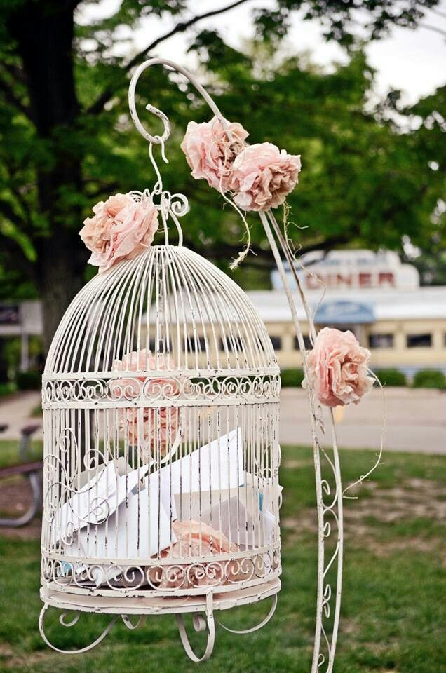 Birdcage Wedding Card Box