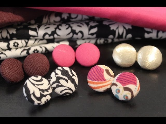 Button Stud Earrings