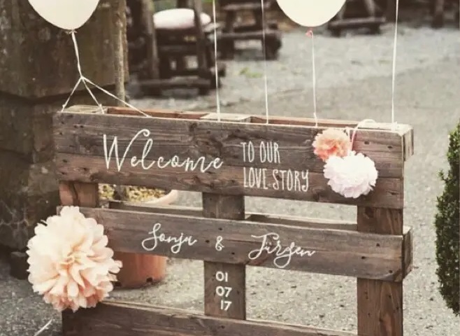 Creative DIY Wedding Sign Ideas