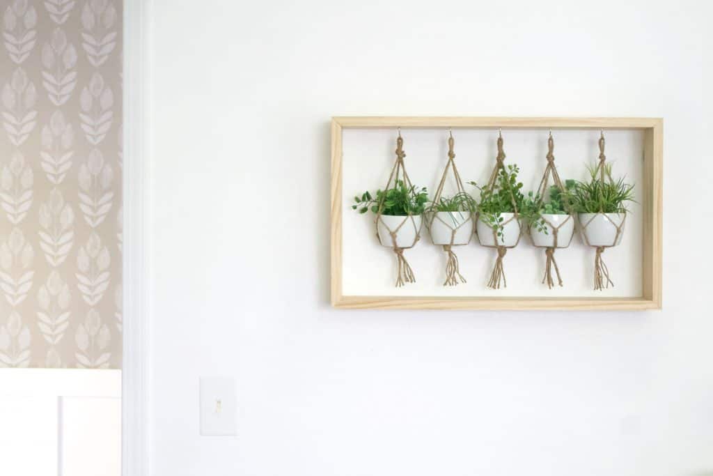 DIY Jute Rope Hanging Pots