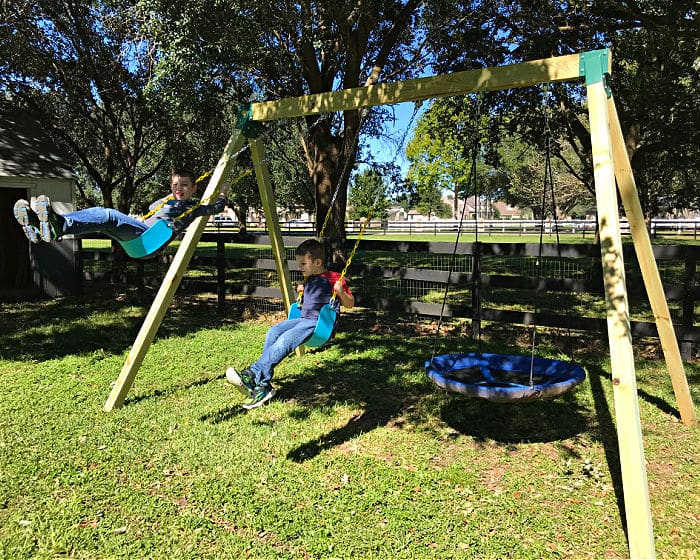 DIY Swing Set - How to Easily Build Your Own - create and find