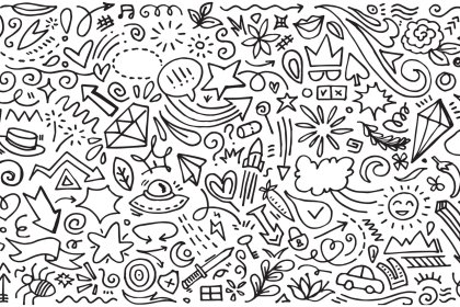 Easy Doodle Pattern Ideas