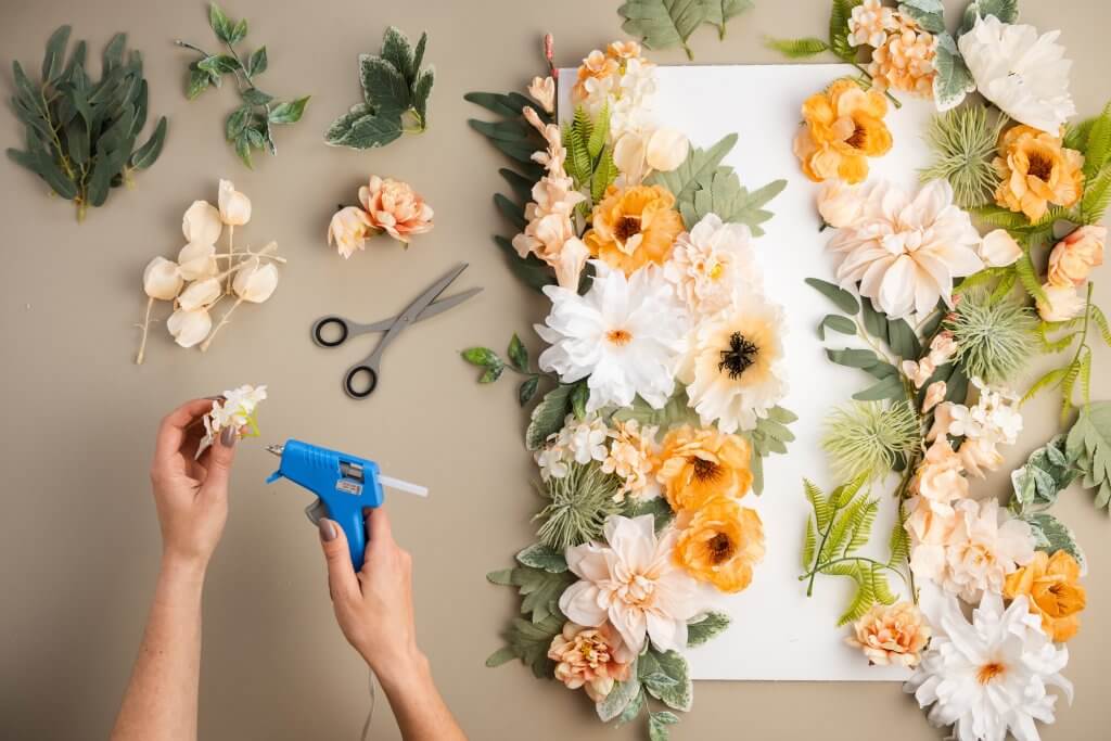 Floating Flowers Wall Decor