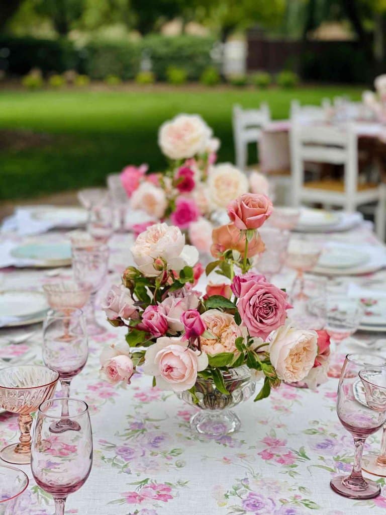 Garden Rose Centrepiece