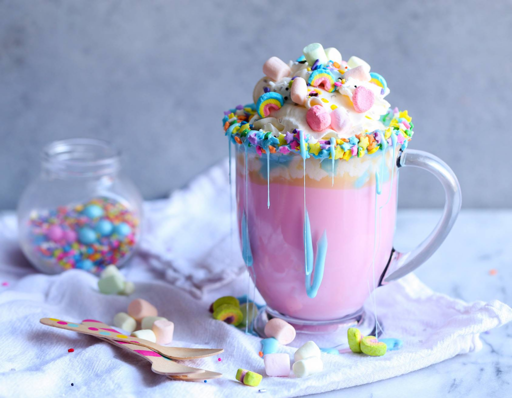 Hot Chocolate Ideas for a Unicorn Party