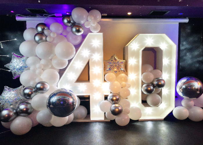  LED Balloon Arch for Office Celebrations