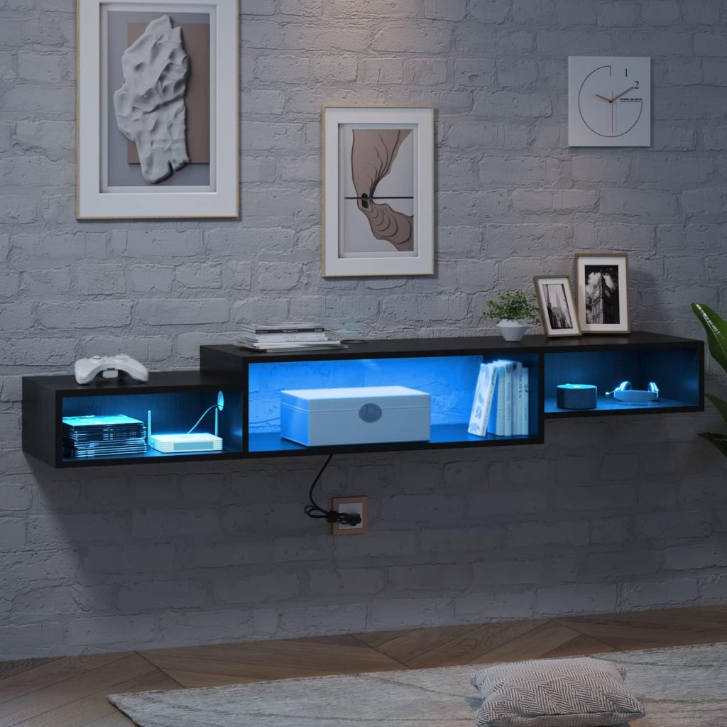 LED Lights Floating TV Stand