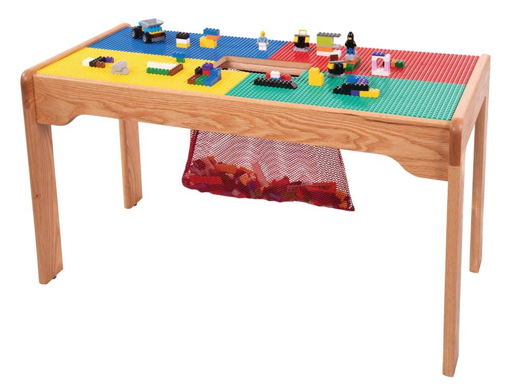 Lego Table with Recycled Materials