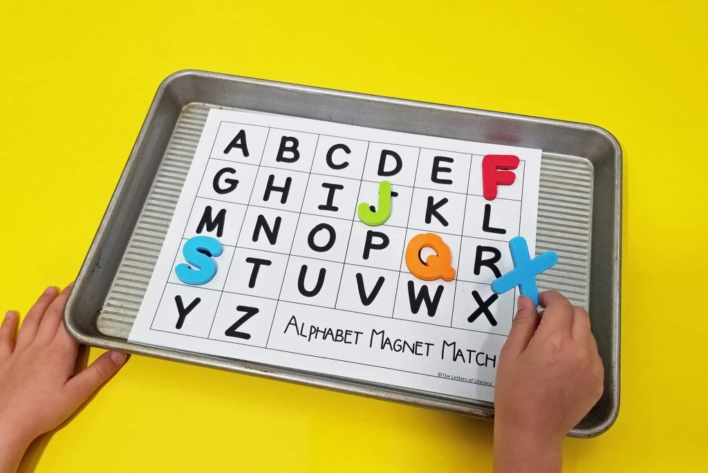 Magnetic Letter Match
