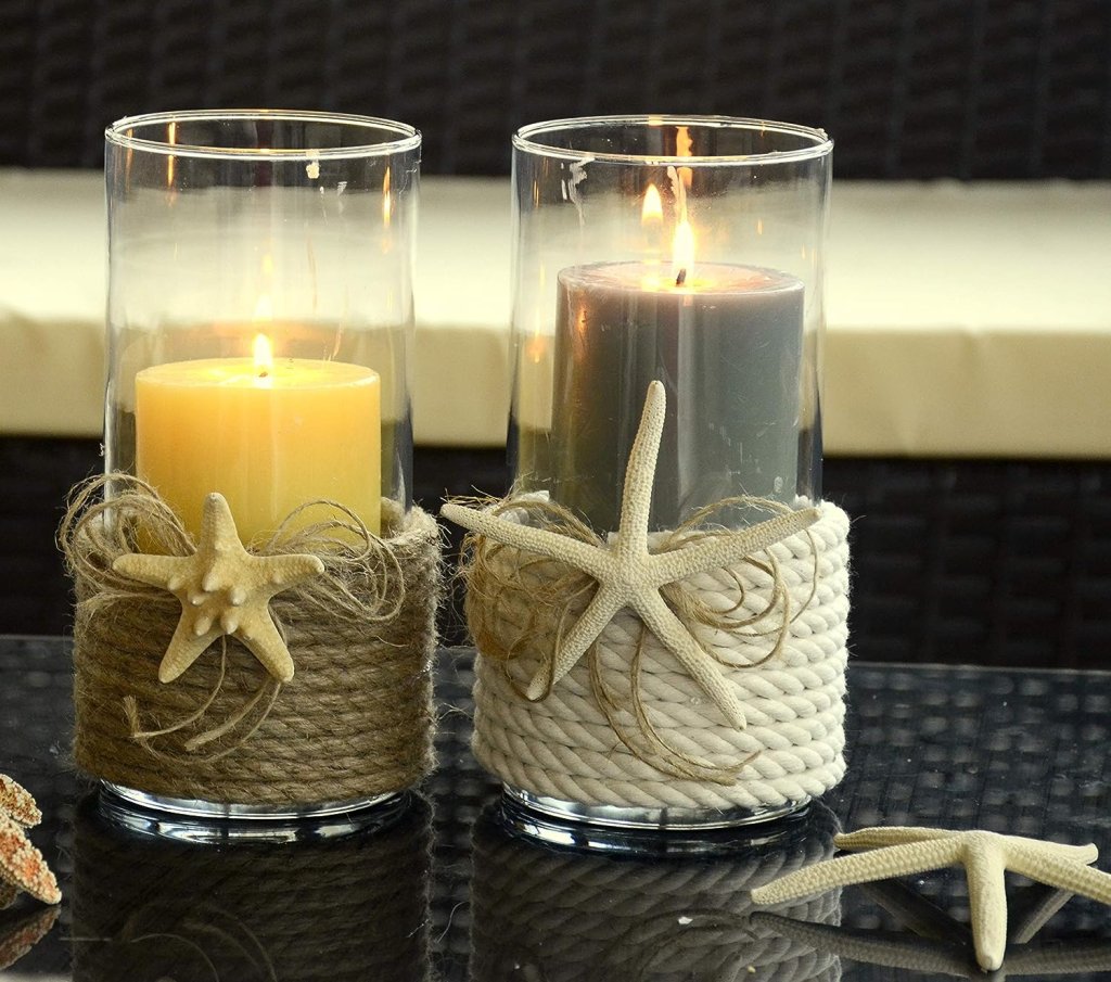 Nautical Rope Candleholders