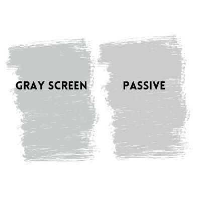 SW Gray Screen VS SW Passive