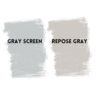 SW Gray Screen VS SW Repose Gray