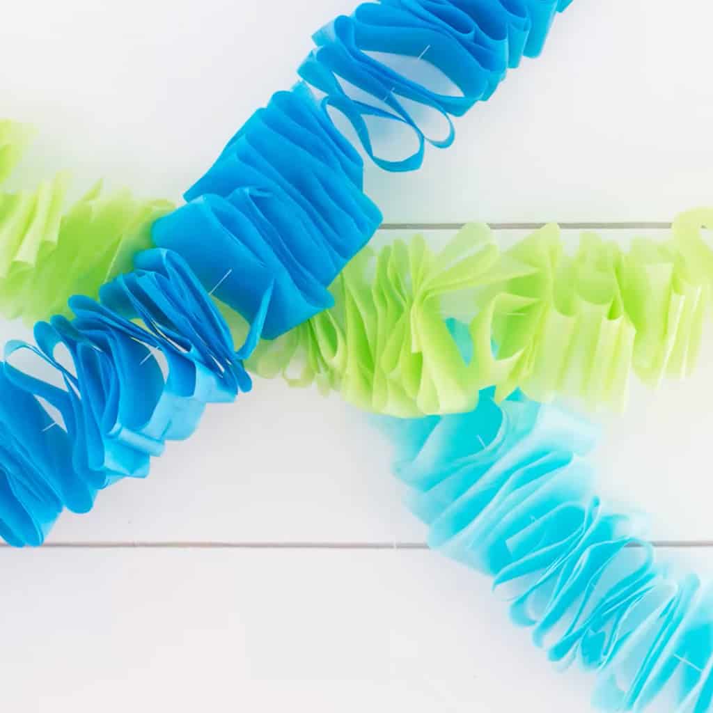 Tissue Paper Garland