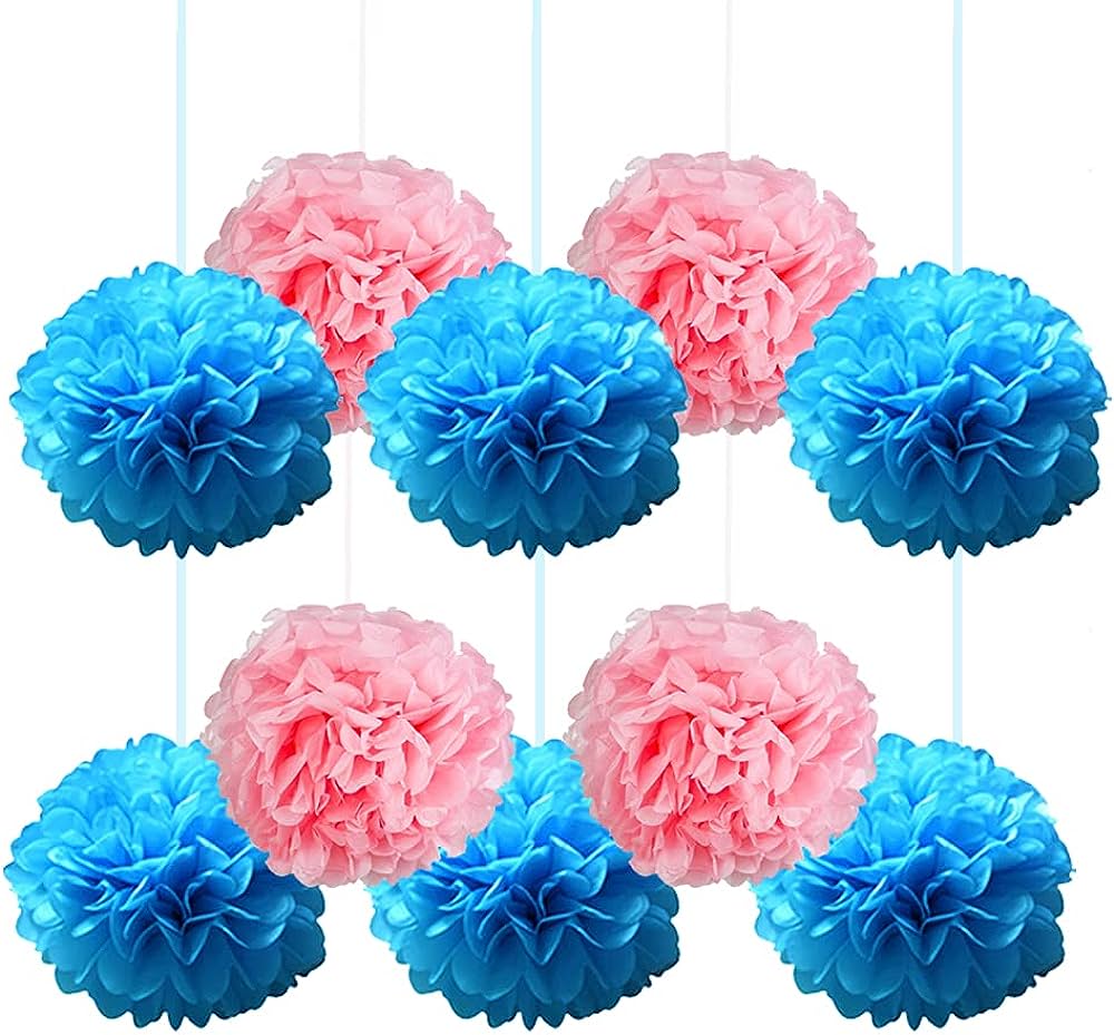 Tissue Paper Pom Poms