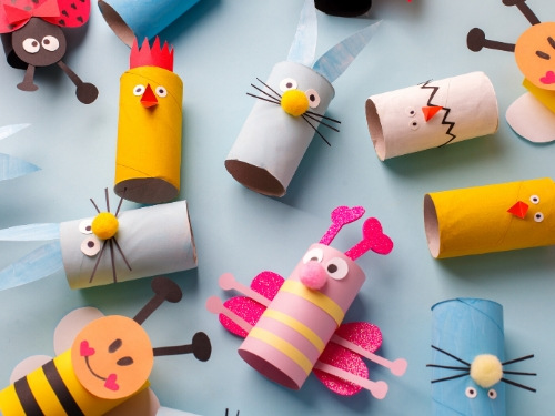 Tissue Paper Puppets