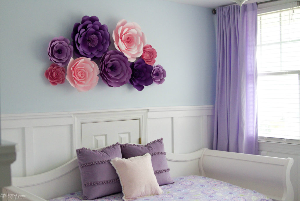 Tissue Paper Wall Flowers