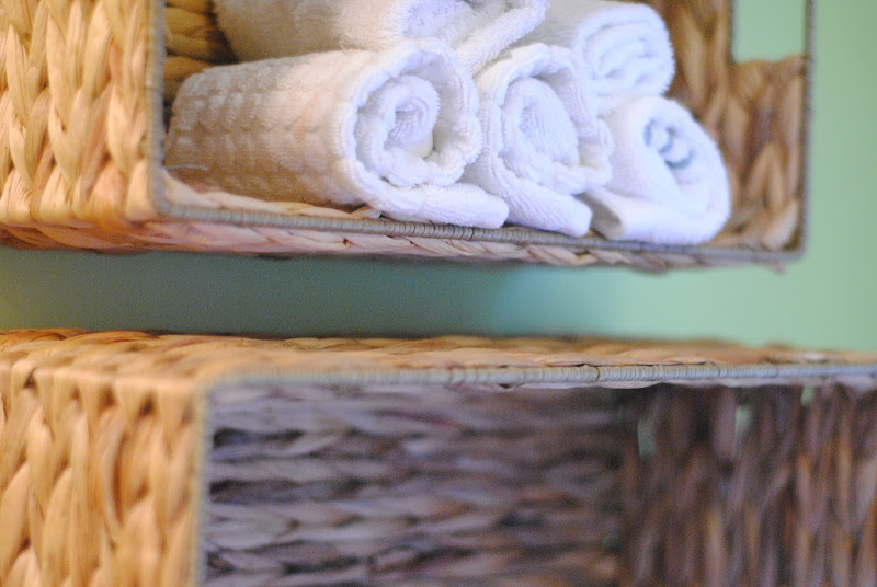 Wall-Mounted Basket Shelves