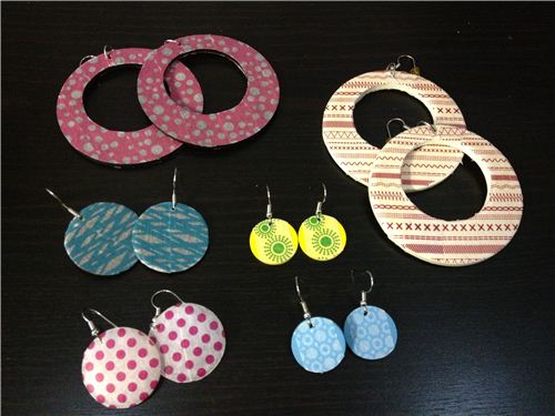 Washi Tape Earrings