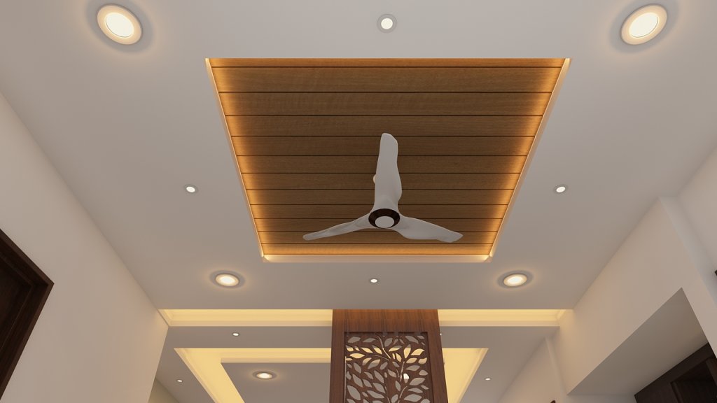 Wooden Tray Ceiling