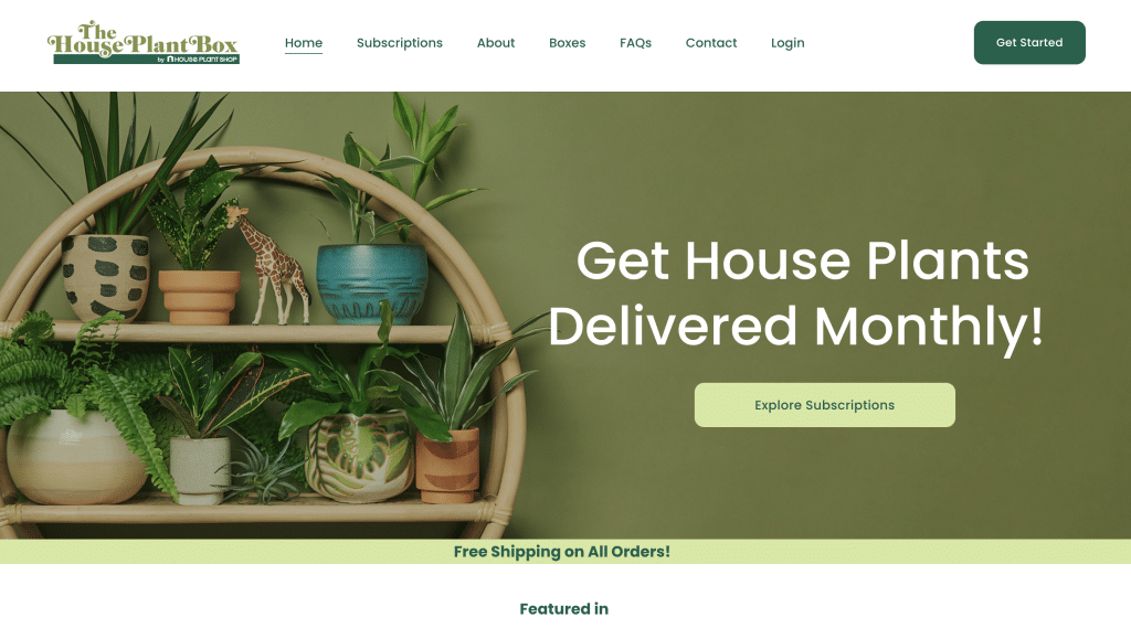 House Plant Box