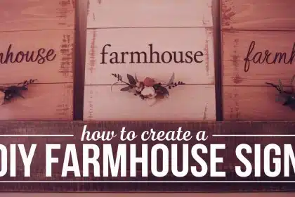 diy farmhouse sign