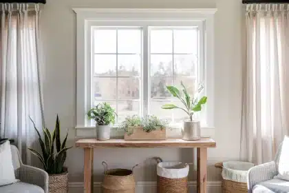farmhouse window trim