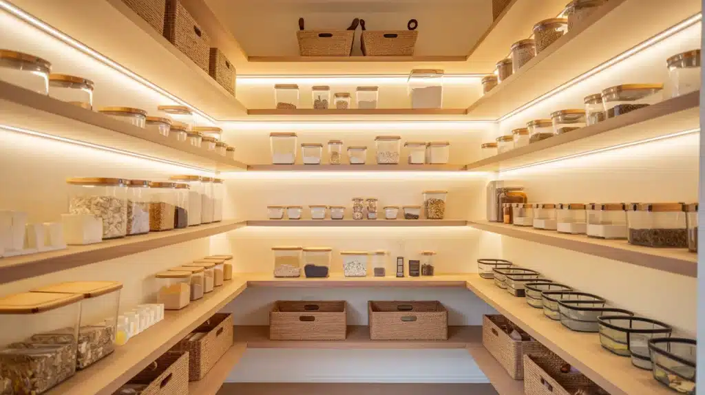 small pantry shelving