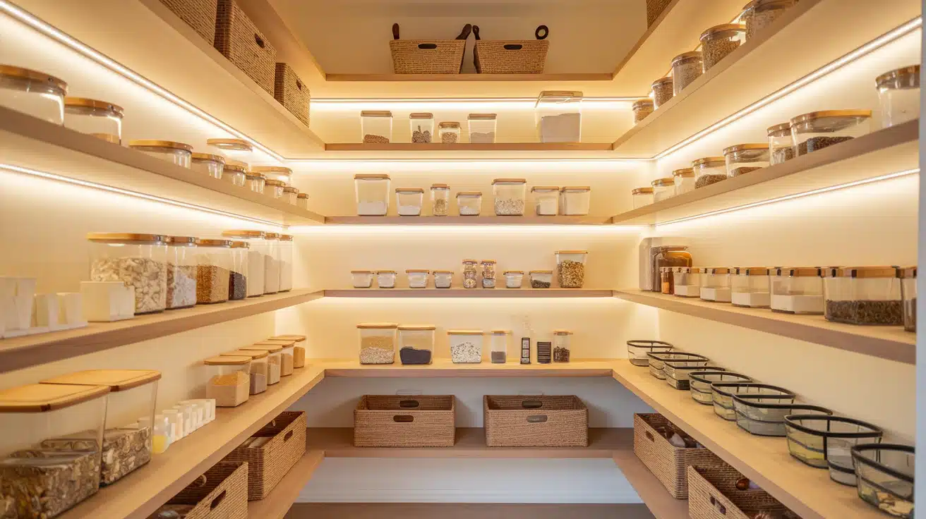 small pantry shelving