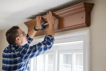 wood valance ideas