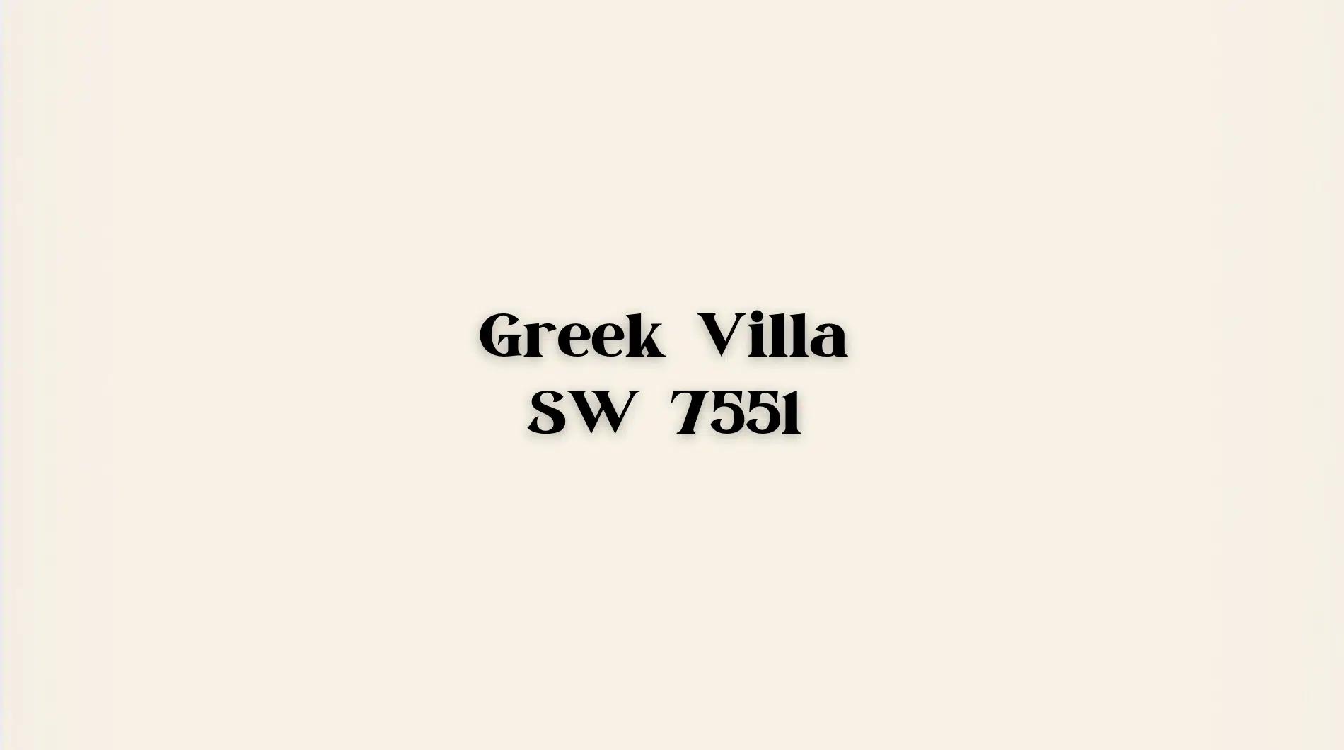 Greek Villa SW 7551