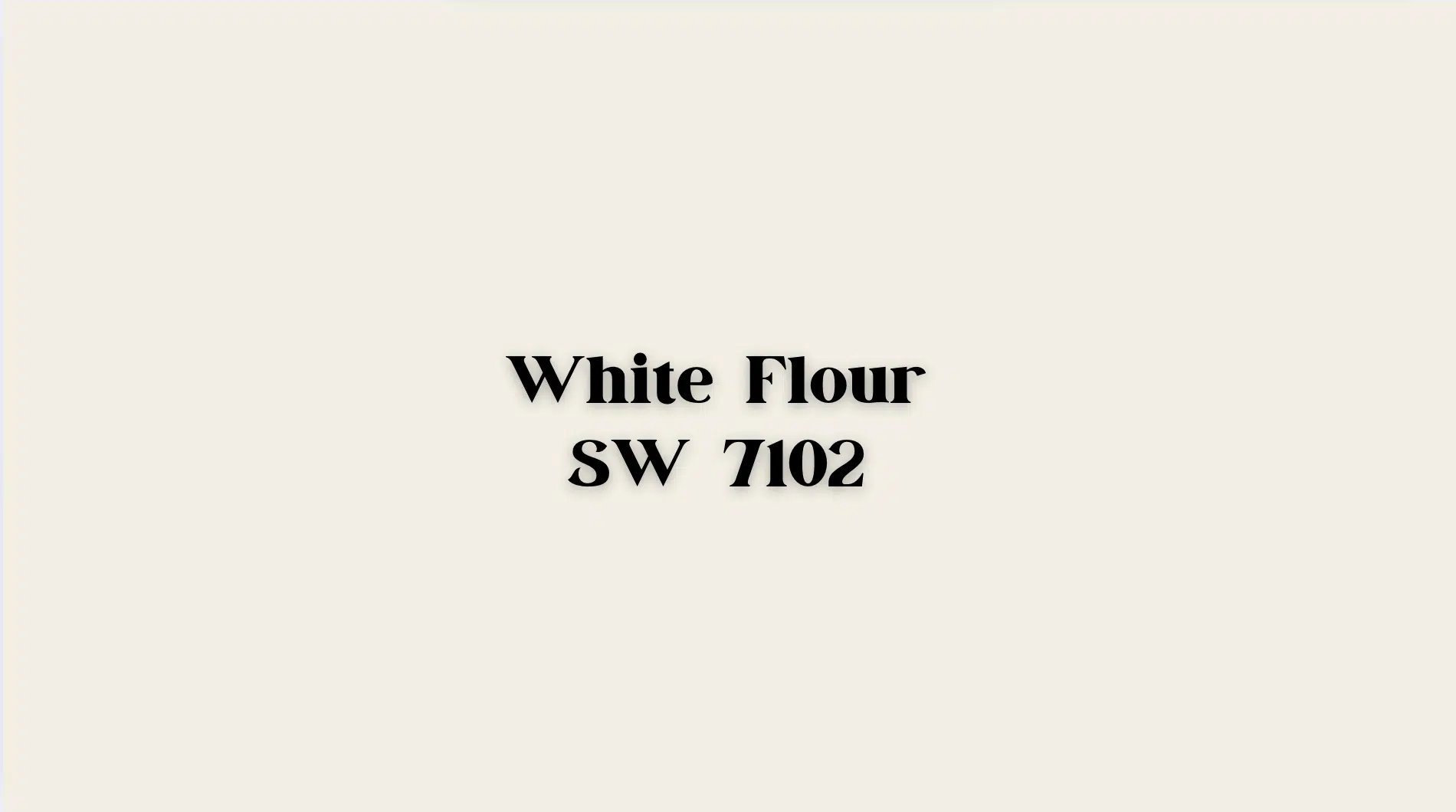 White Flour SW 7102