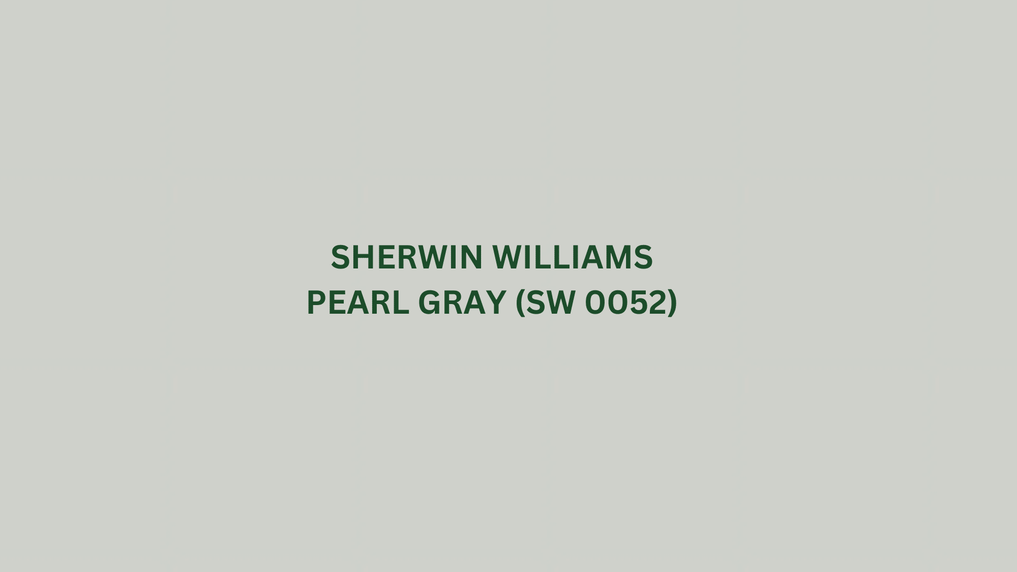 sherwin williams pearl gray