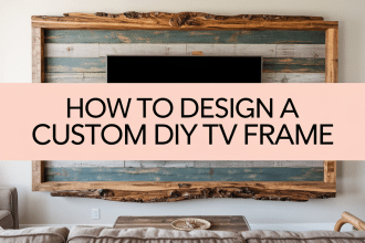 How to Design a DIY TV Frame: A Completed Guide
