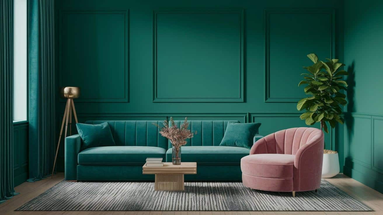 Jewel-Toned_Green_with_Velvet_Sofa_Pairing