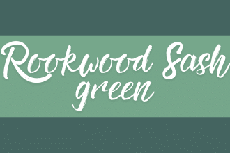 Rookwood Sash Green: Upgrade Your Space with Classic Charm