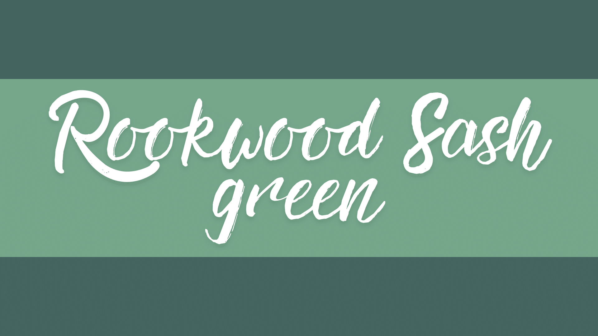Rookwood Sash Green: Upgrade Your Space with Classic Charm
