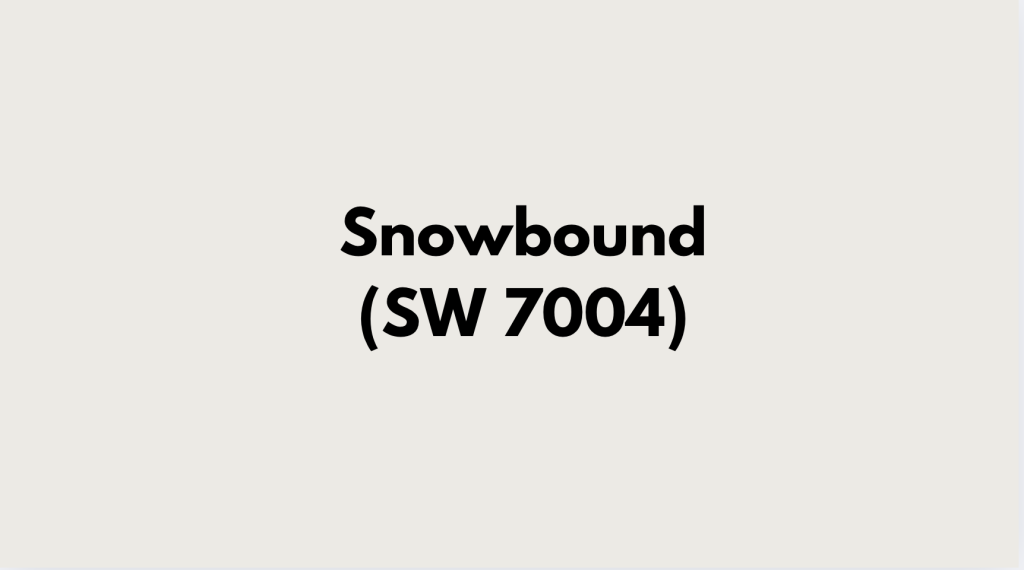 SW Snowbound: A Cool, Calm Neutral for Every Room