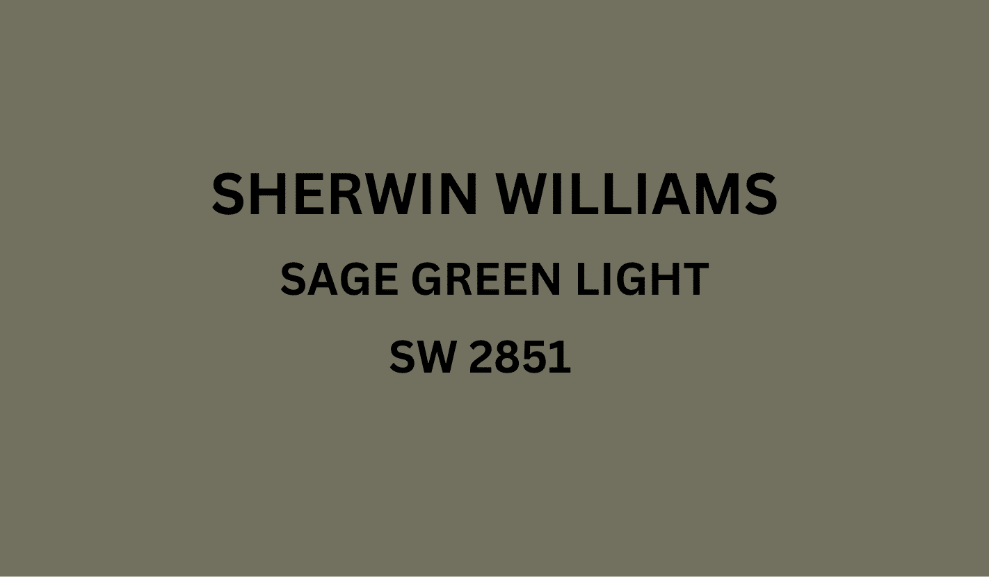 Sherwin Williams Sage Green Light (SW 2851): A Review