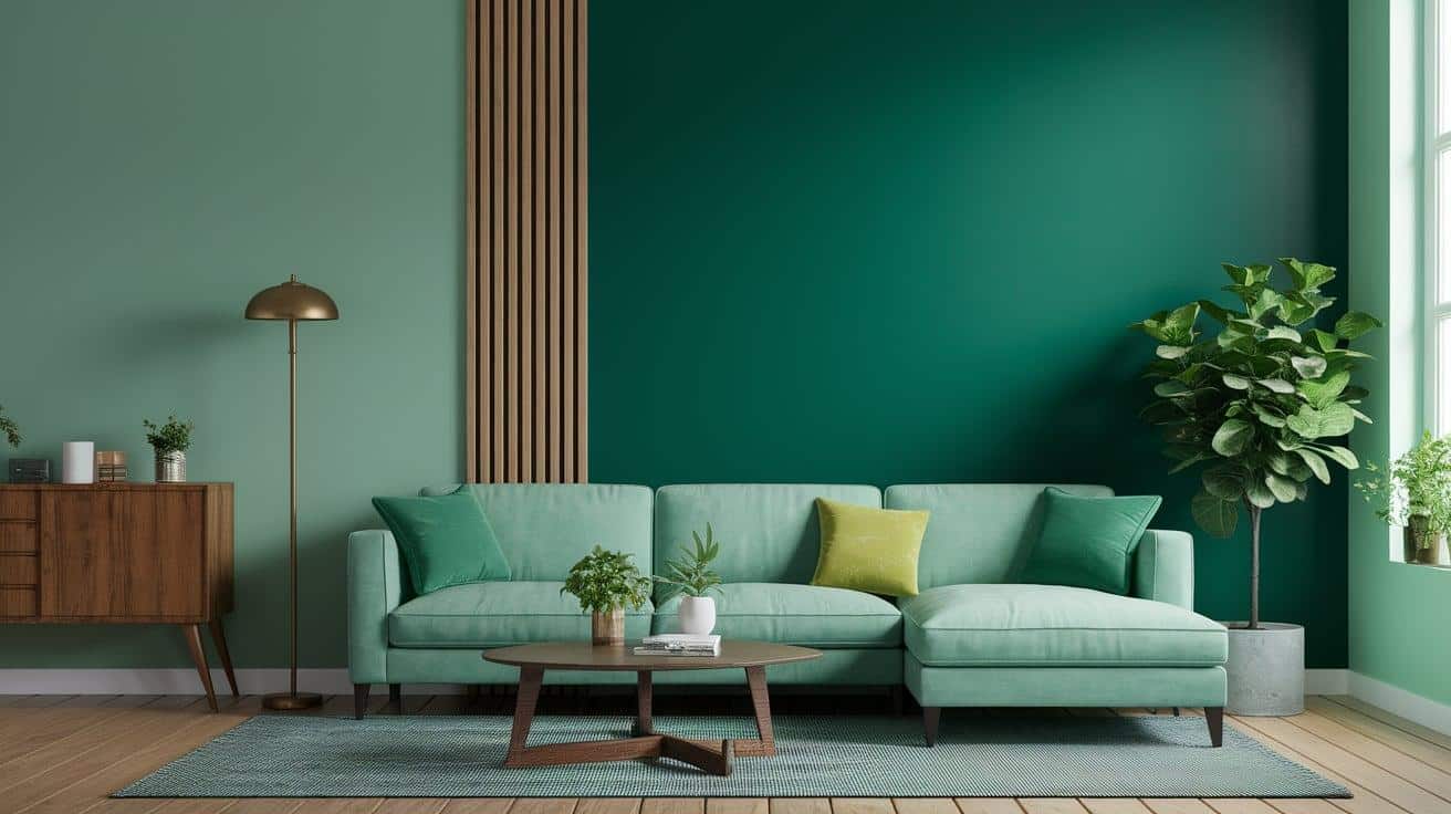 Two-Tone_Green_Wall_with_Vertical_Divider