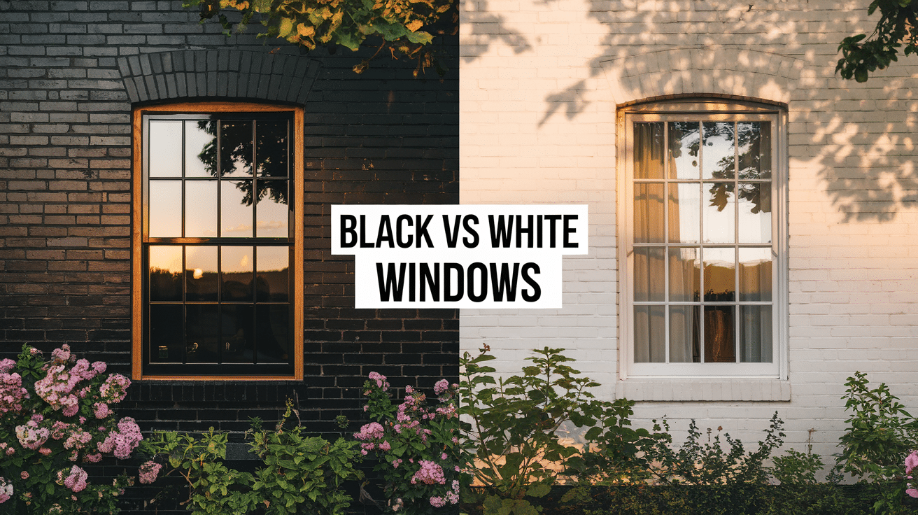 black windows vs white windows